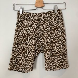 Leopard Bike Shorts